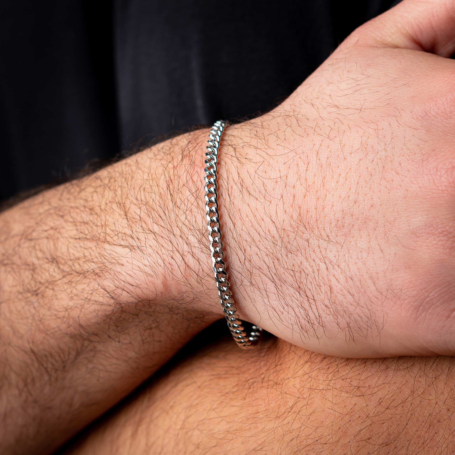 Cubaanse Schakelarmband - 4 mm