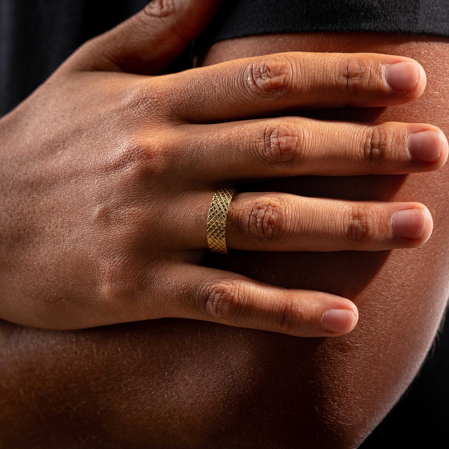 Ring met Diamant Motief