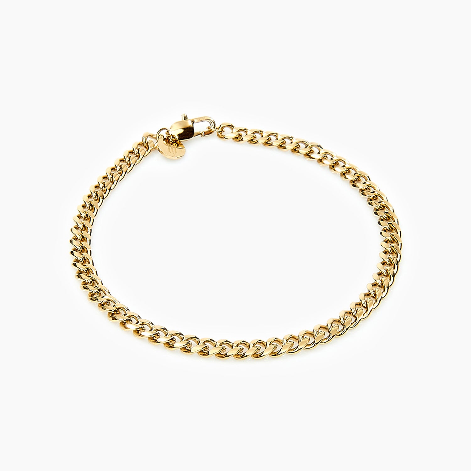 Cubaanse schakelarmband - 4 mm