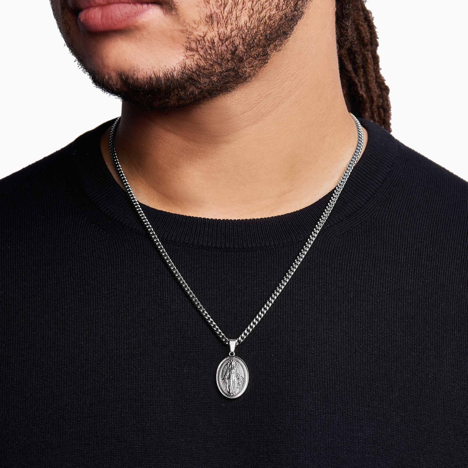 Cubaanse Schakelketting met Maria Hanger