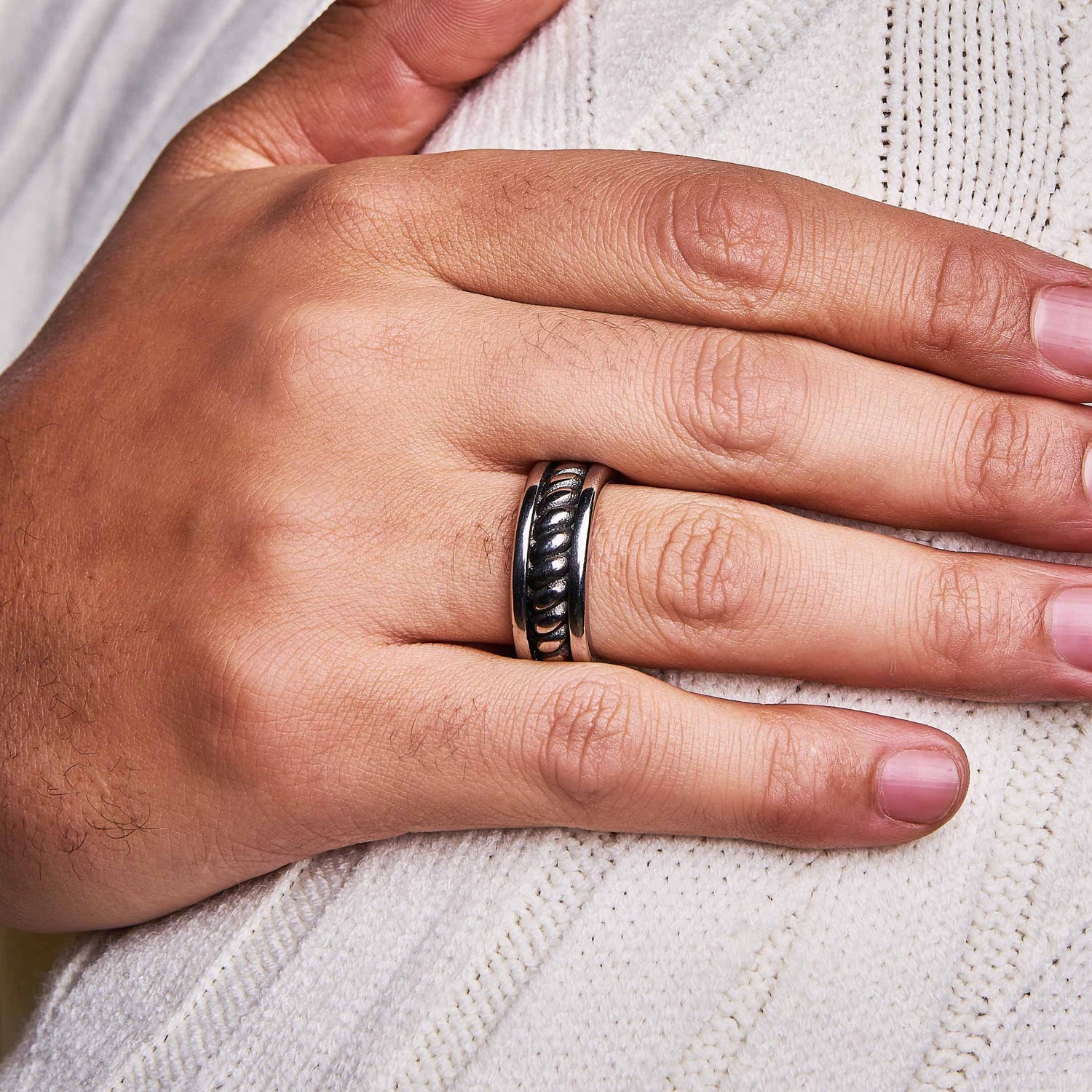 Ring met Touwmotief