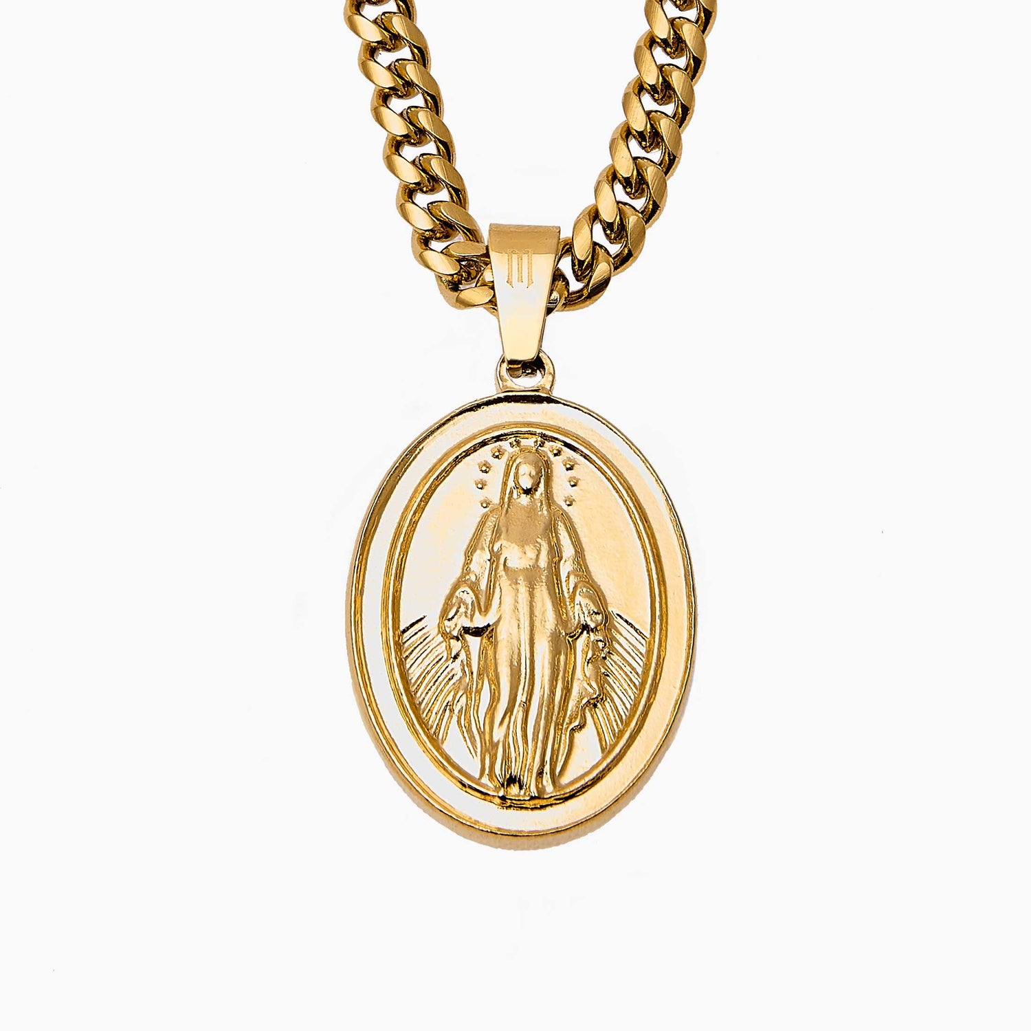 Cubaanse Schakelketting met Maria Hanger