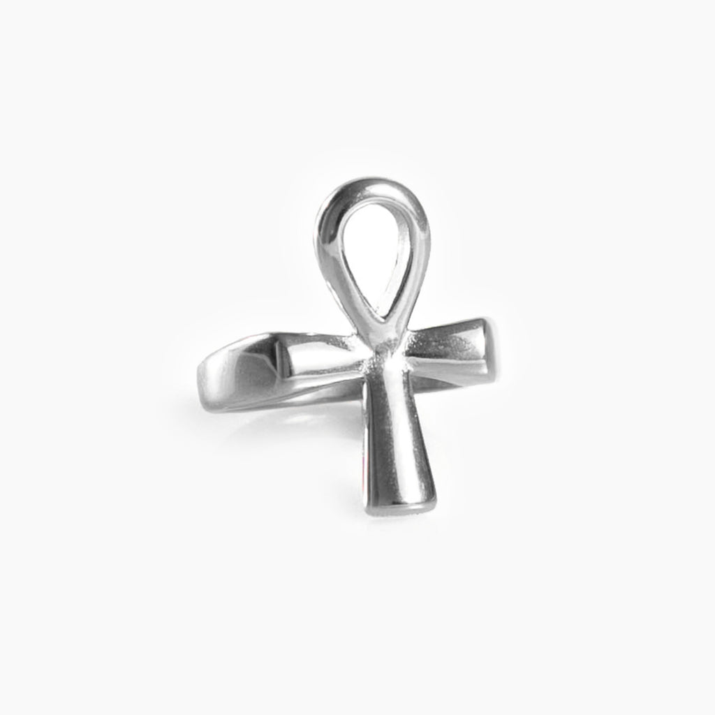 Ankh Ring Silver