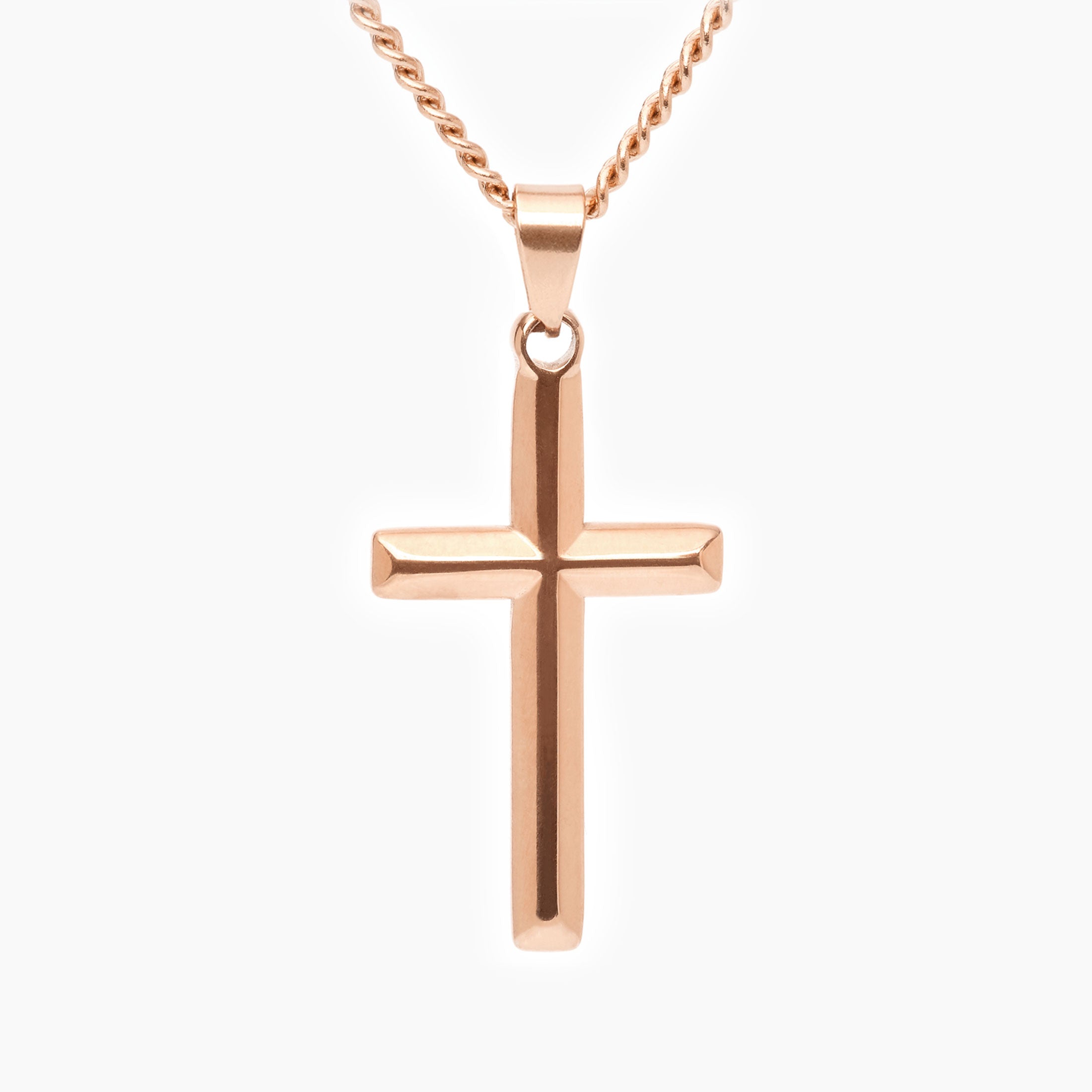 Cross Pendant Rose Gold
