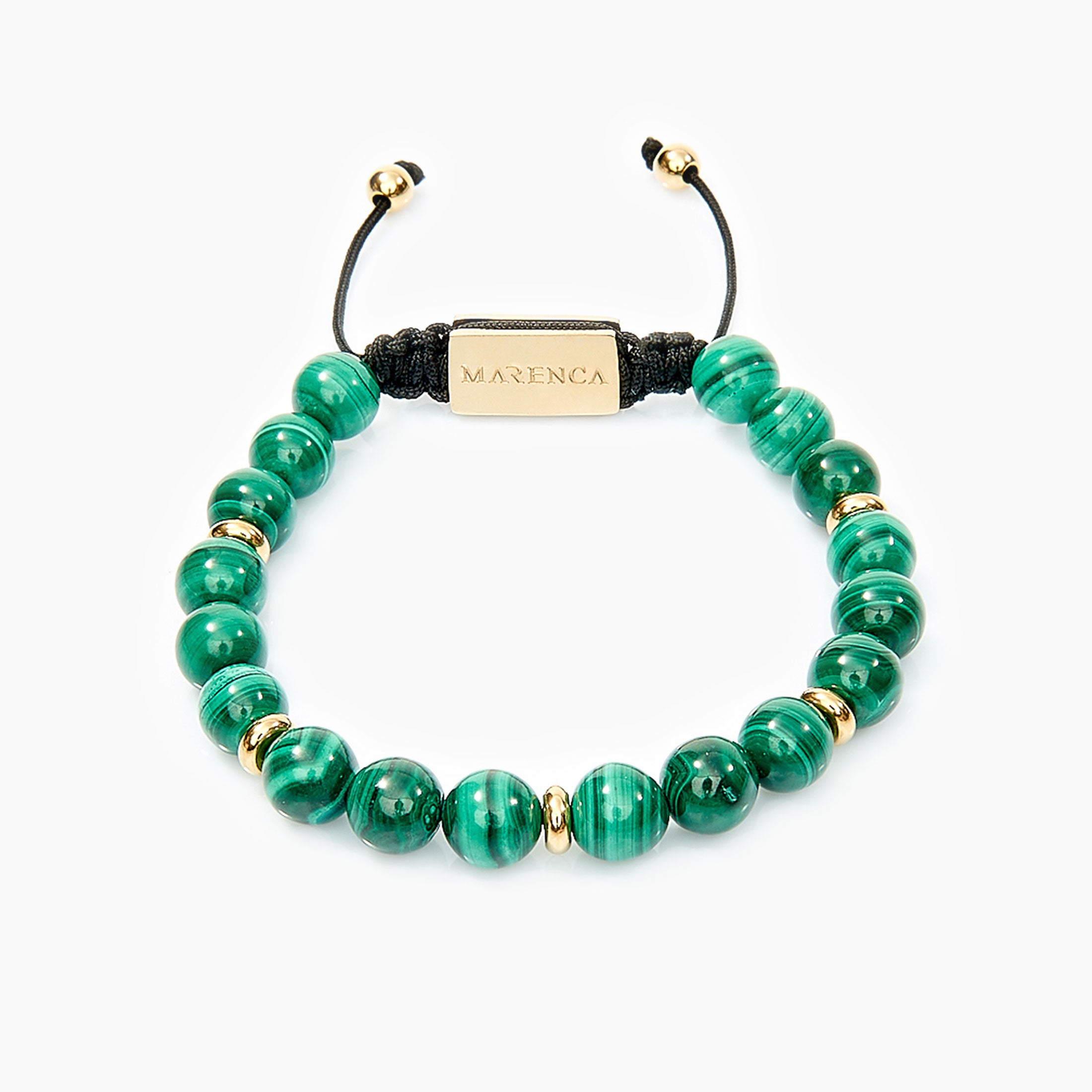 Malachite Bracelet Gold