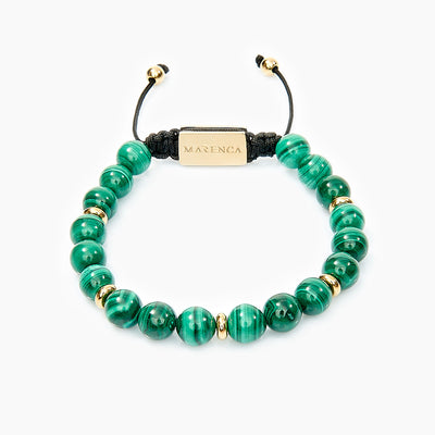 Malachite Bracelet Gold