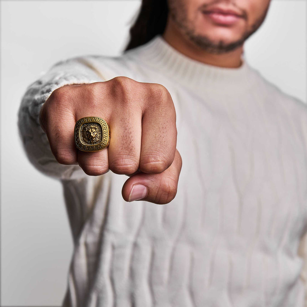 Lion Signet Ring